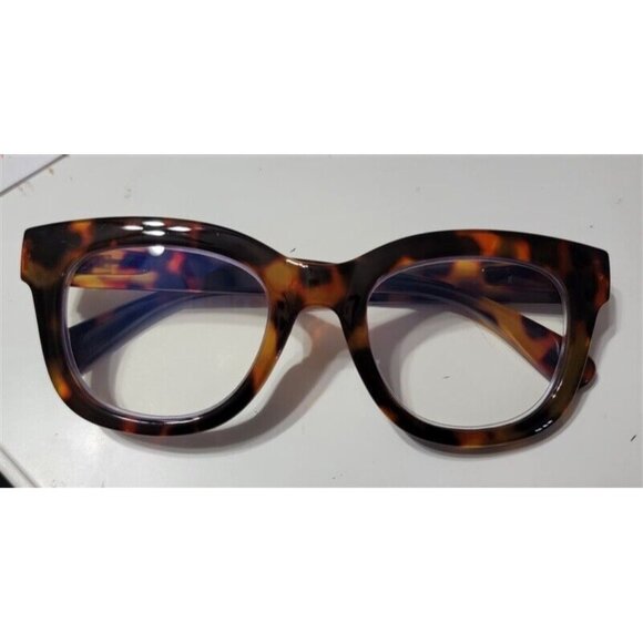 NWT EyeKepper Tortoise Shell Nerd 1.5 Cat Eye Thick Reading Glasses 115238 - Picture 2 of 3